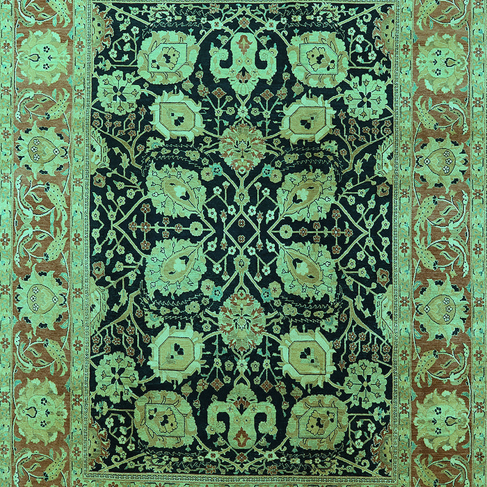 Oriental Turquoise Industrial Rug, urb823turq