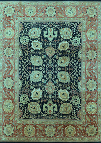 Oriental Light Blue Industrial Rug, urb823lblu