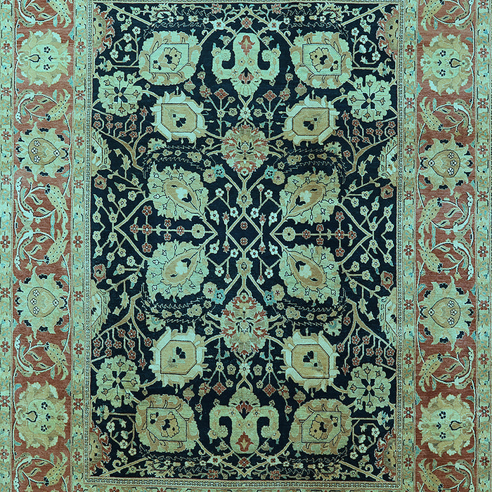 Oriental Light Blue Industrial Rug, urb823lblu