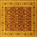 Square Oriental Yellow Industrial Rug, urb824yw