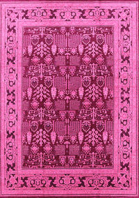 Oriental Pink Industrial Rug, urb824pnk