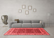 Industrial Red Washable Rugs