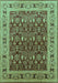 Machine Washable Oriental Turquoise Industrial Area Rugs, wshurb824turq