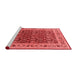 Industrial Red Washable Rugs