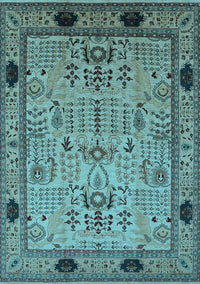 Oriental Light Blue Industrial Rug, urb825lblu