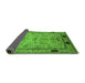 Sideview of Oriental Green Industrial Rug, urb825grn