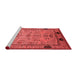 Industrial Red Washable Rugs