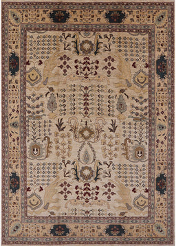 Mid-Century Modern Reddish Brown Oriental Rug, urb825