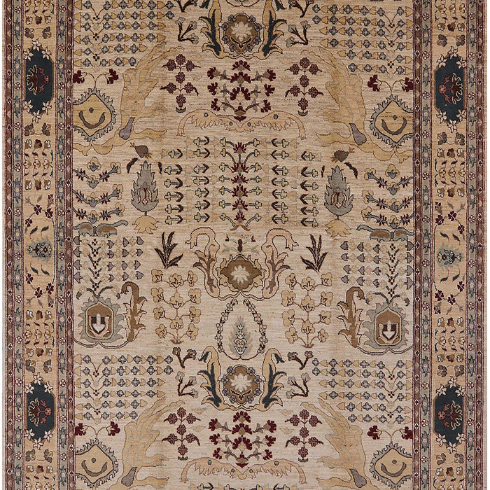 Mid-Century Modern Reddish Brown Oriental Rug, urb825
