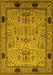 Oriental Yellow Industrial Rug, urb825yw