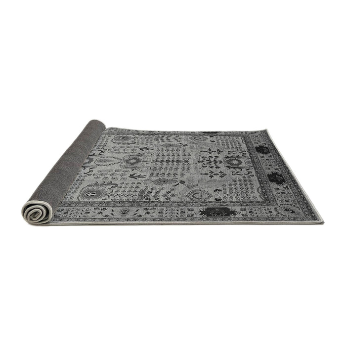 Sideview of Oriental Gray Industrial Rug, urb825gry