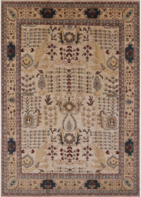 Machine Washable Industrial Modern Sepia Brown Rug, wshurb825