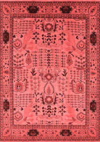 Oriental Red Industrial Rug, urb825red