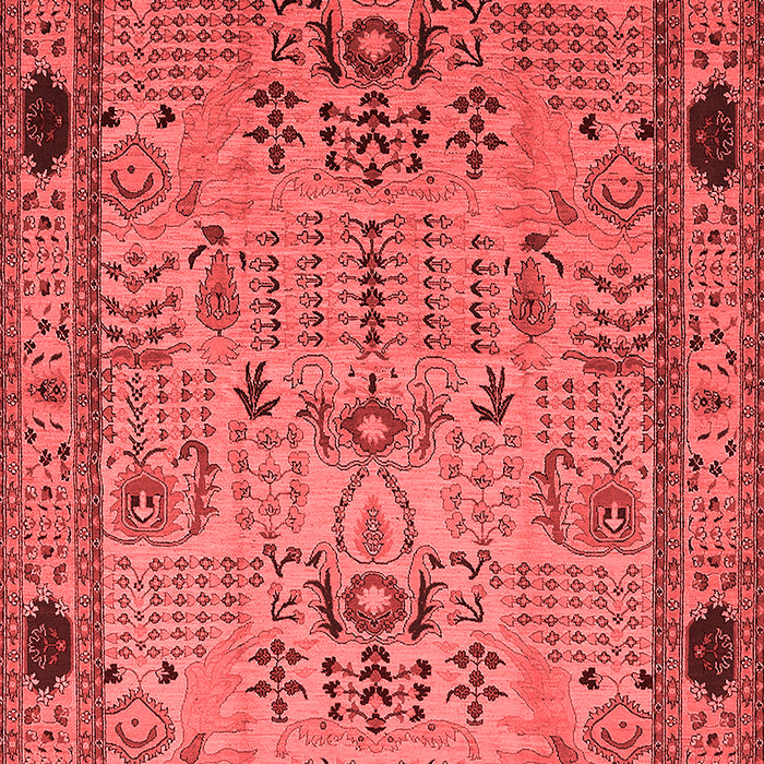 Oriental Red Industrial Area Rugs