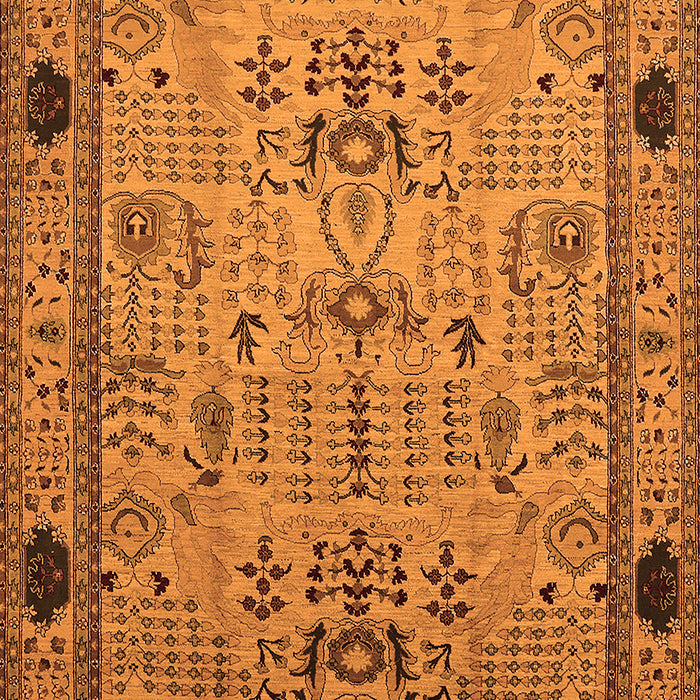 Machine Washable Oriental Orange Industrial Area Rugs, wshurb825org