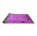 Sideview of Oriental Purple Industrial Rug, urb825pur