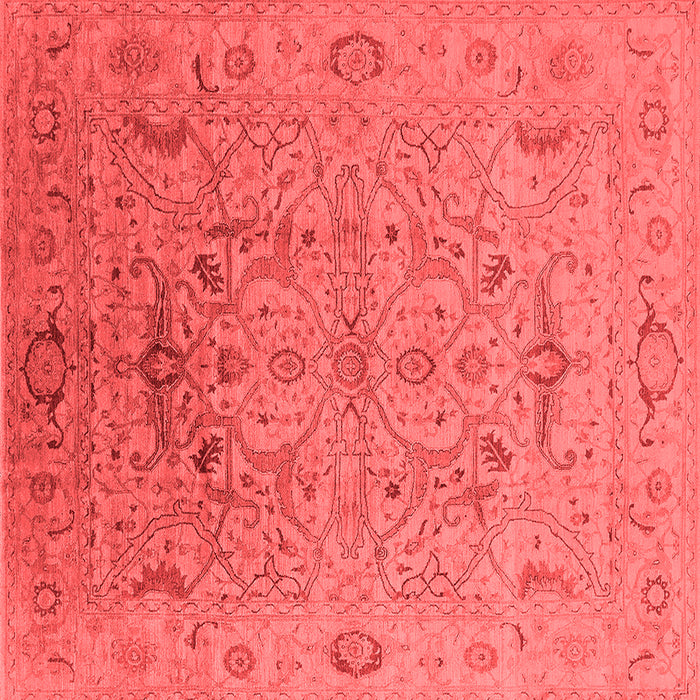 Machine Washable Oriental Red Industrial Rug, wshurb826red