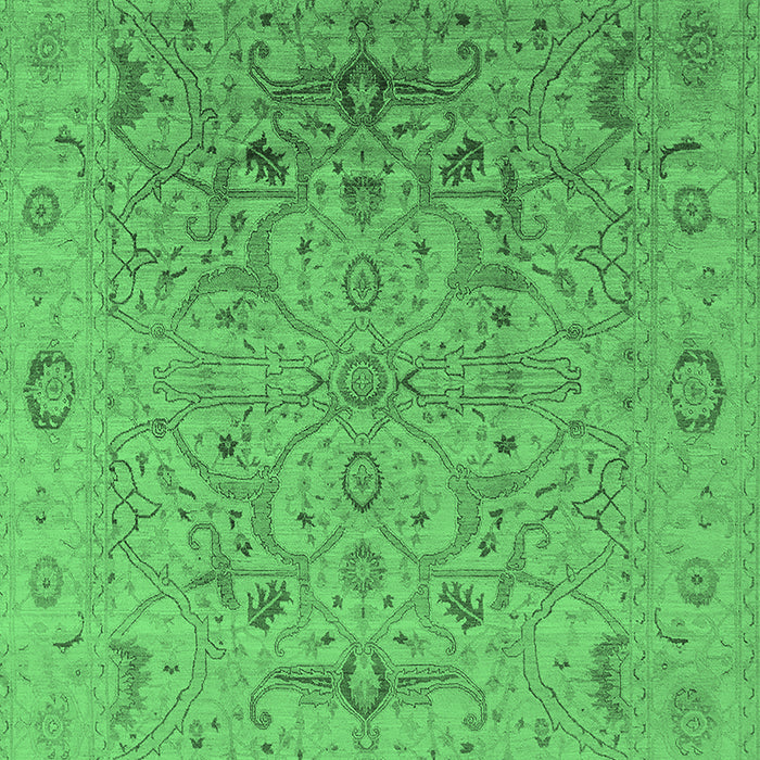 Oriental Emerald Green Industrial Rug, urb826emgrn