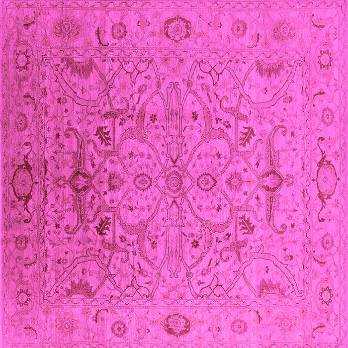 Square Oriental Pink Industrial Rug, urb826pnk