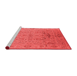 Industrial Red Washable Rugs