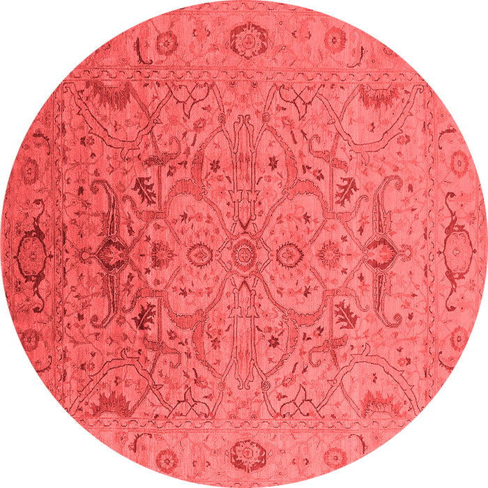 Machine Washable Oriental Red Industrial Rug, wshurb826red