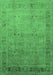 Machine Washable Oriental Emerald Green Industrial Area Rugs, wshurb827emgrn