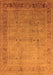 Machine Washable Oriental Orange Industrial Area Rugs, wshurb827org