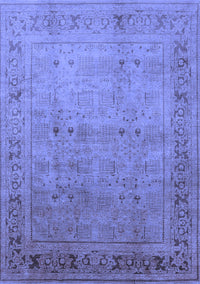 Oriental Blue Industrial Rug, urb827blu