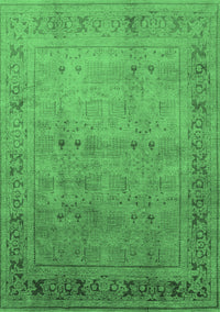 Oriental Emerald Green Industrial Rug, urb827emgrn