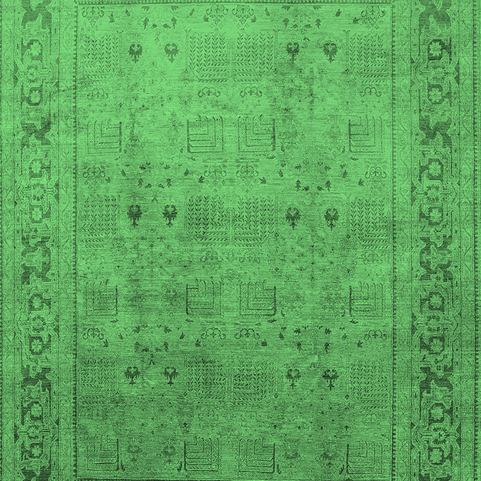 Oriental Emerald Green Industrial Rug, urb827emgrn