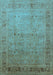 Oriental Light Blue Industrial Rug, urb827lblu