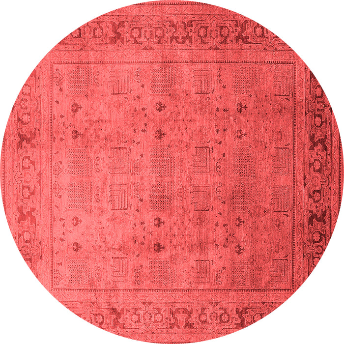 Machine Washable Oriental Red Industrial Rug, wshurb827red