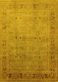 Oriental Yellow Industrial Rug, urb827yw