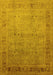 Oriental Yellow Industrial Rug, urb827yw