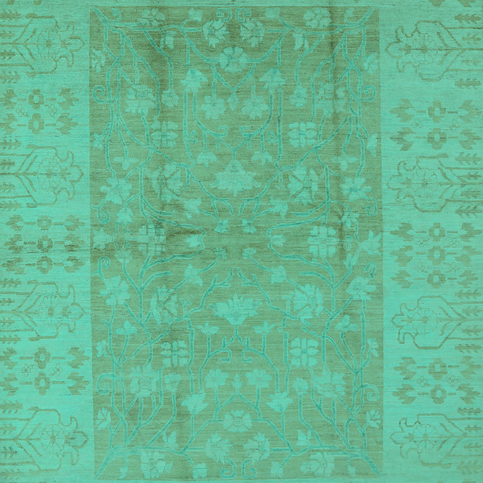 Oriental Turquoise Industrial Rug, urb828turq