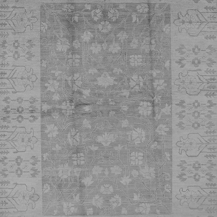 Machine Washable Oriental Gray Industrial Rug, wshurb828gry