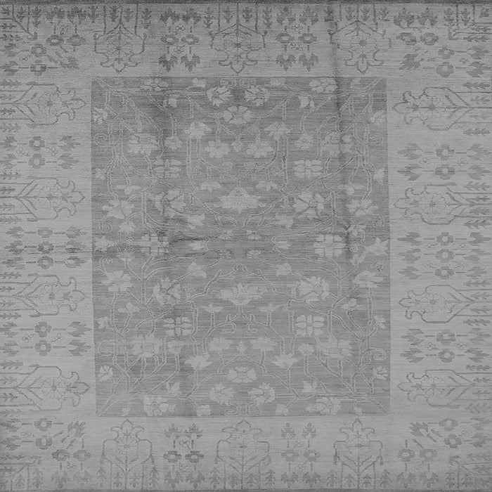 Square Oriental Gray Industrial Rug, urb828gry