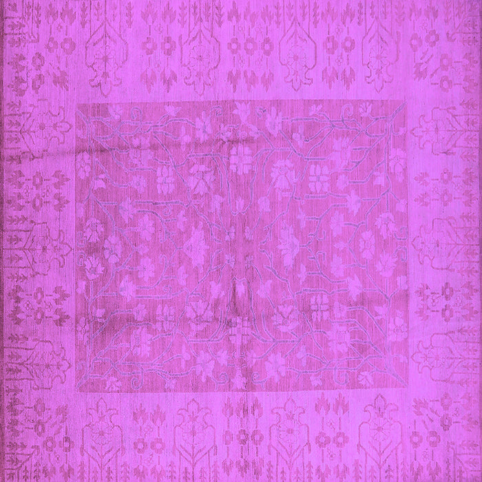 Square Oriental Purple Industrial Rug, urb828pur
