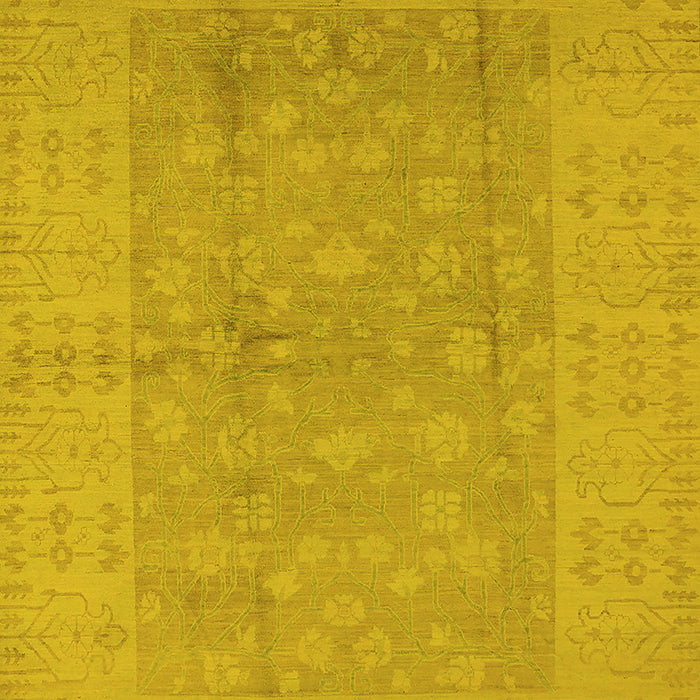 Oriental Yellow Industrial Rug, urb828yw