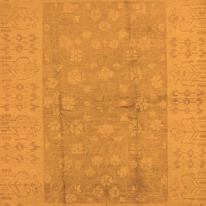 Machine Washable Oriental Orange Industrial Area Rugs, wshurb828org