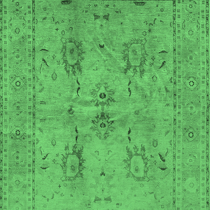 Oriental Emerald Green Industrial Rug, urb829emgrn
