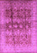 Machine Washable Oriental Purple Industrial Area Rugs, wshurb830pur