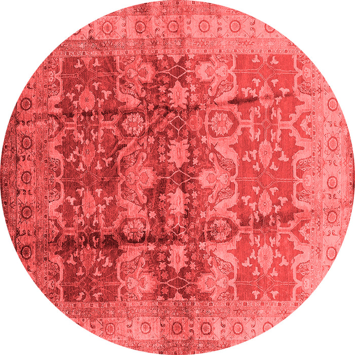 Machine Washable Oriental Red Industrial Rug, wshurb830red