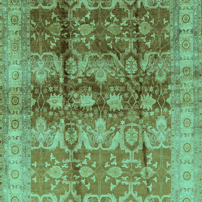 Oriental Turquoise Industrial Rug, urb830turq