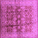 Square Oriental Purple Industrial Rug, urb830pur