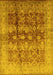 Oriental Yellow Industrial Rug, urb830yw