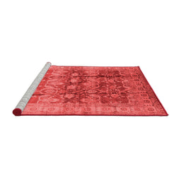 Industrial Red Washable Rugs