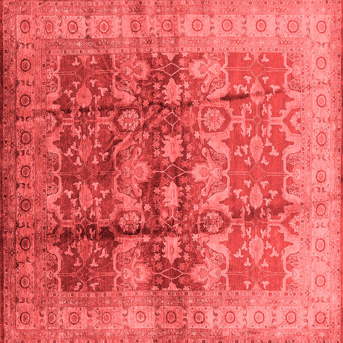 Machine Washable Oriental Red Industrial Rug, wshurb830red