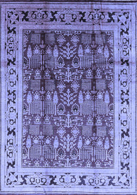 Oriental Blue Industrial Rug, urb831blu