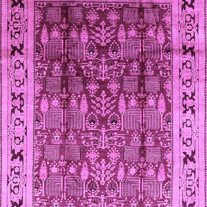 Machine Washable Oriental Purple Industrial Area Rugs, wshurb831pur